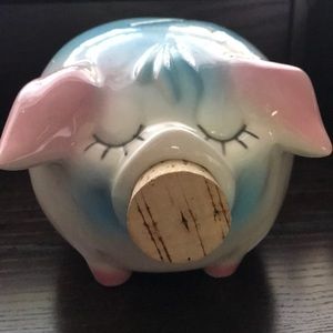 Hull Corky Pig Vintage 1957 Piggy Bank